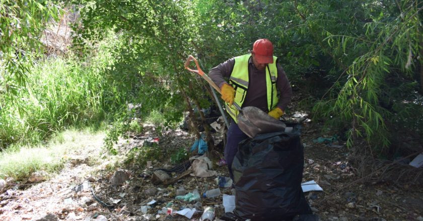 Realiza Municipio limpieza en arroyos del sur a fin de prevenir afectaciones a la salud