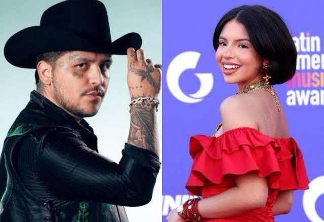 Captan a Christian Nodal y Ángela Aguilar muy juntitos