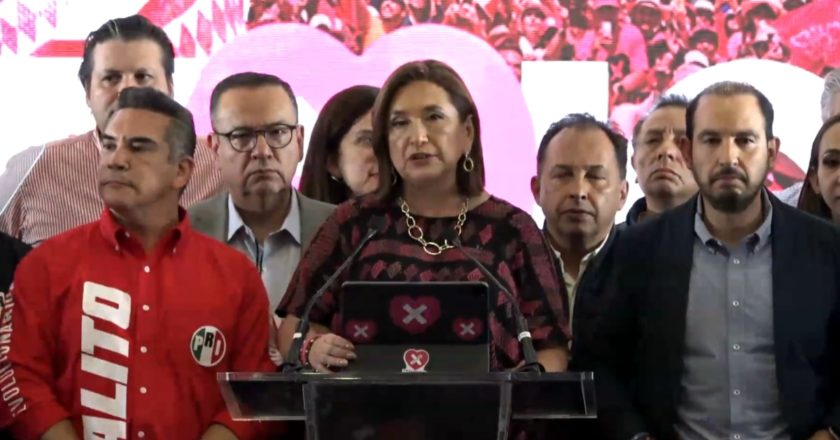 Xóchitl Gálvez anuncia impugnaciones por competencia desigual y crimen organizado