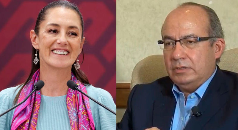 Calderón pide a Claudia Sheinbaum ser una “auténtica jefa de Estado”