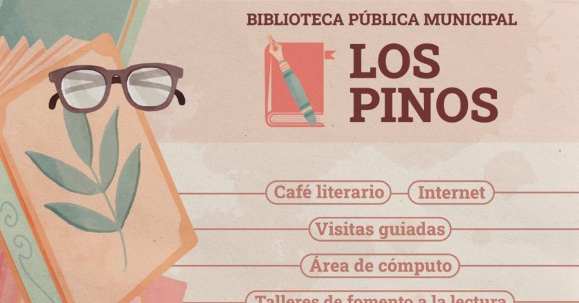 Invita Municipio a disfrutar de las actividades de la Biblioteca Pública Municipal Los Pinos