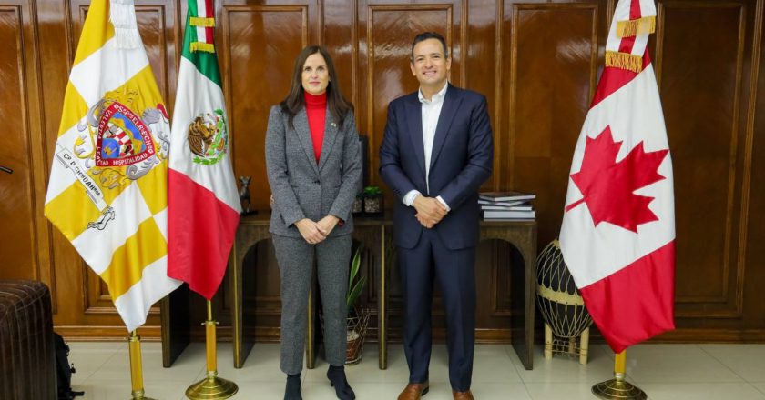 Recibe alcalde Marco Bonilla a nueva cónsul de Canadá en Monterrey