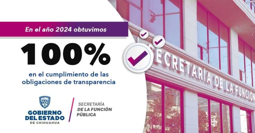 Cumple SFP con el 100 por ciento de obligaciones en materia de transparencia