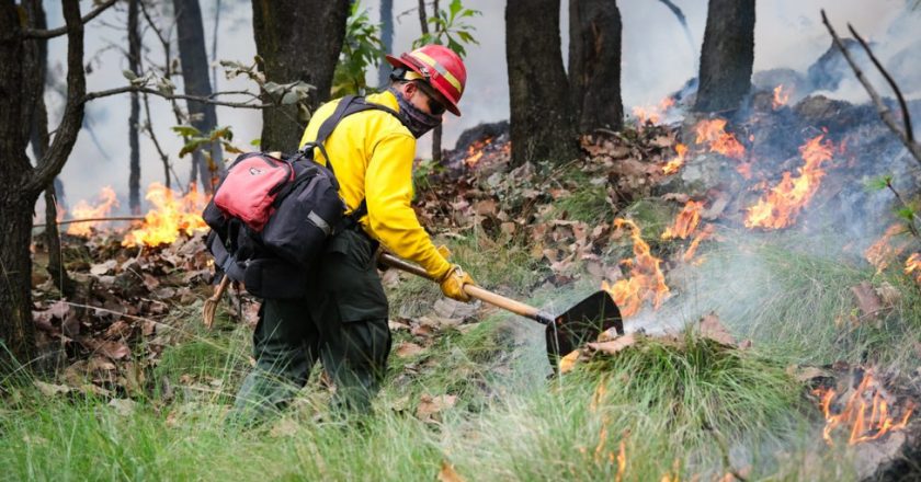 México dona a Uruguay equipos para el combate de incendios forestales